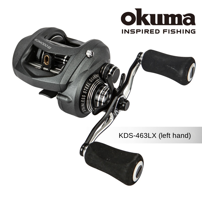 Abu Garcia Reel Max - Okuma komodo SS ฟ้าร้องแข็งแรงรอกม้วนตกปลา baitcast ต่ำ