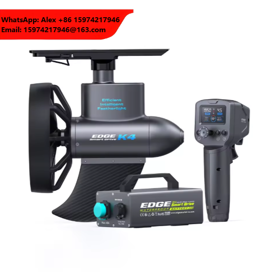 Fishing Kayak Trolling Motor - มอเตอร์เรือคายัคไฟฟ้า EDGE K4 Smart Drive ระบบขับเคลื่อนใต้น้ำแบบไร้แปรงถ่าน