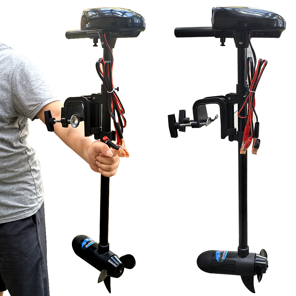 Fishing Kayak Trolling Motor - มอเตอร์เรือไฟฟ้า 18LBS/28LBS DC-12V เครื่องยนต์ติดท้ายเรือสำหรับเรือยาง เรือคายัค เรือแคนู