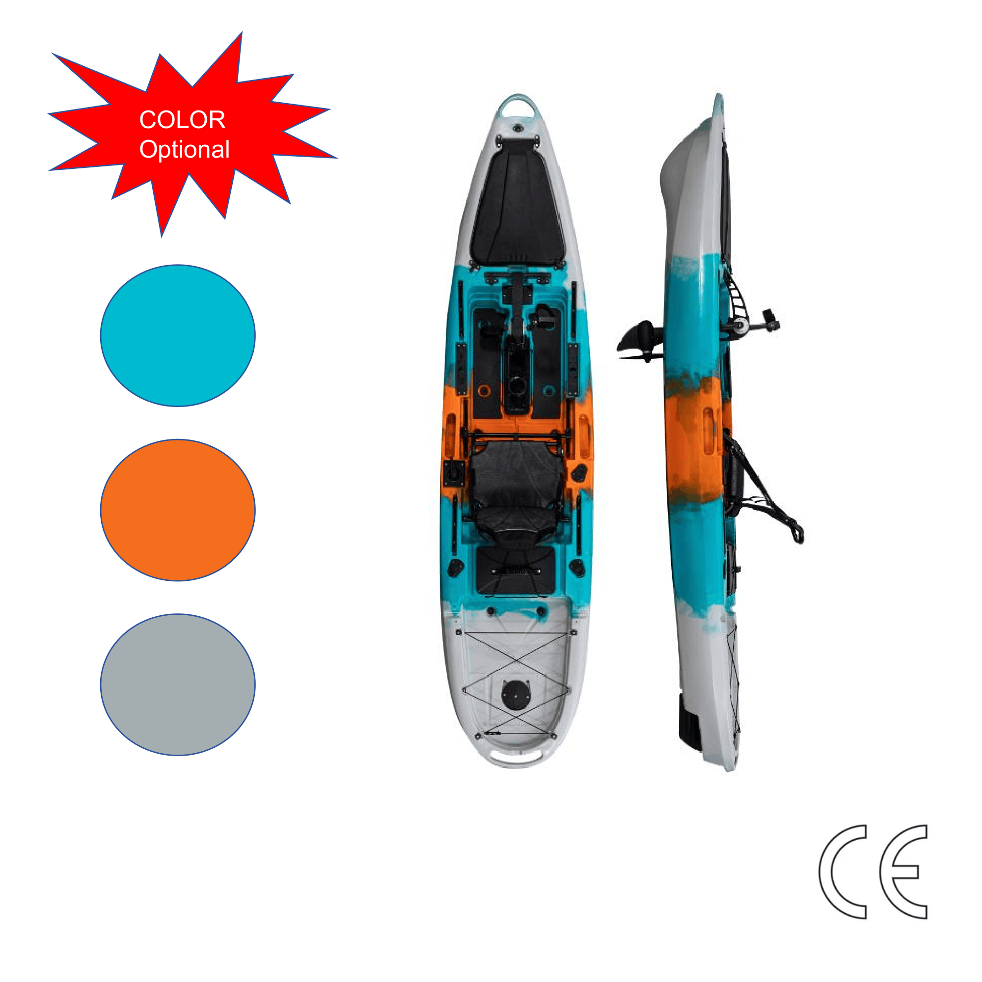 เรือคายัคตกปลา Mirage Propel 1 - Fishing Kayak Pedal Drive บทวิจารณ์และราคา
