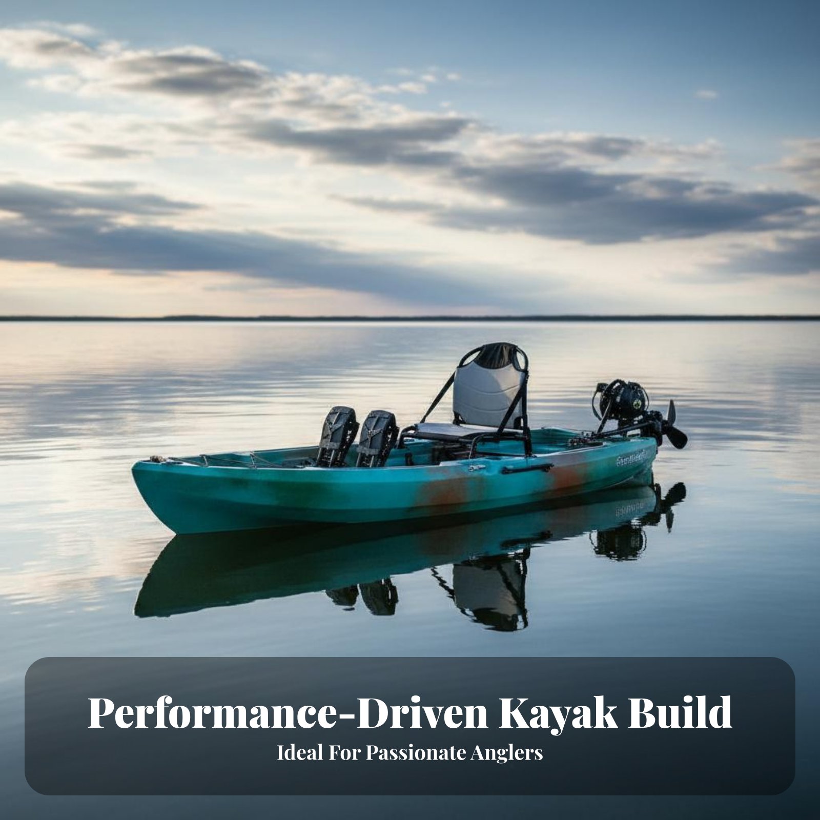 เรือตกปลาแบบขับเคลื่อนด้วยเท้า - Fishing Kayak Sit On Top บทวิจารณ์และราคา