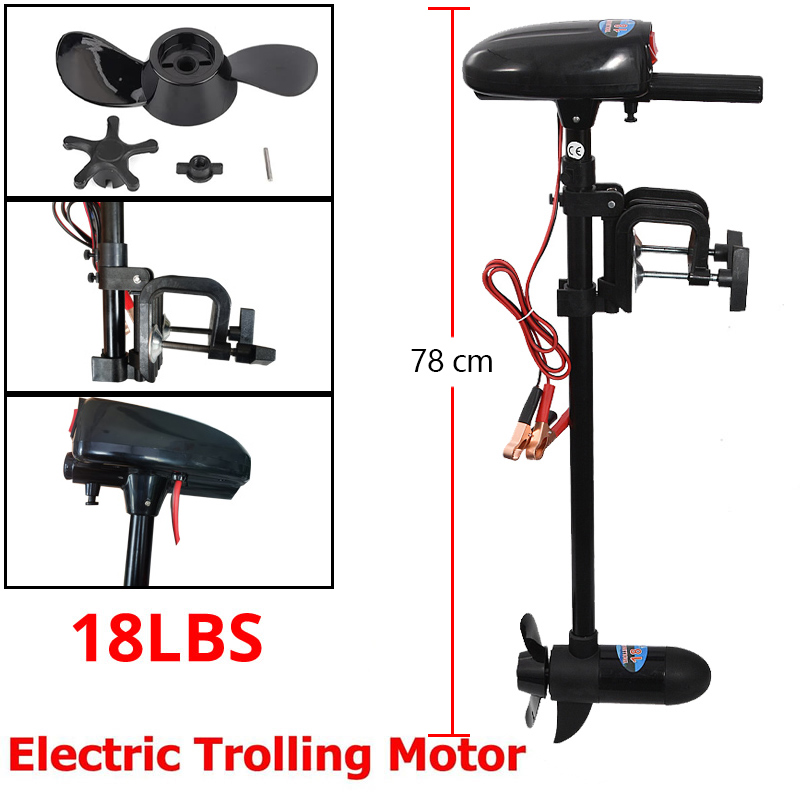 มอเตอร์เรือไฟฟ้า 18LBS/28LBS D - Fishing Kayak Trolling Motor บทวิจารณ์และราคา
